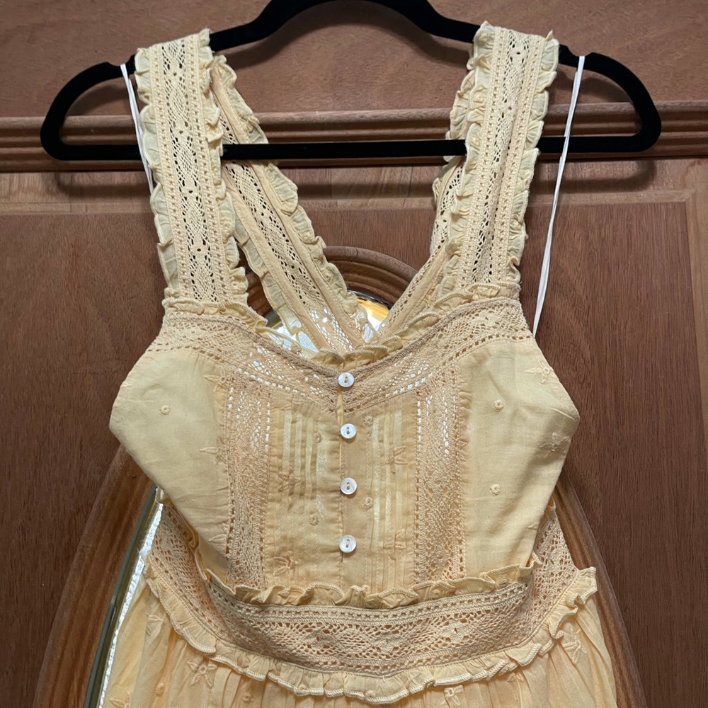 Arnhem Joan sundress in sunshine GOTS organic cotton - Picture 11 of 12